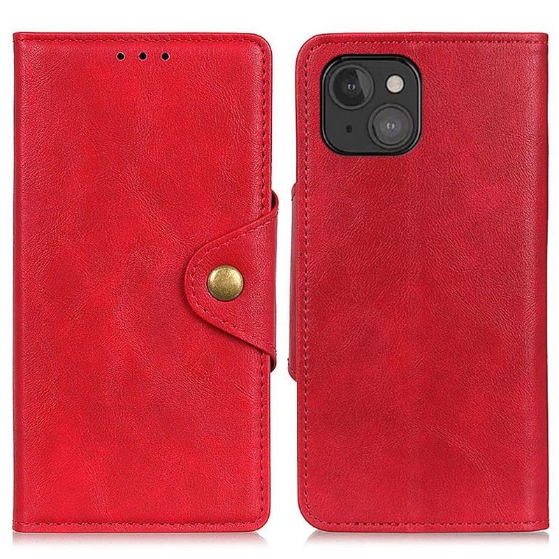 Etui Folio do iPhone 13 Full Protect Matowa Sztuczna Skóra
