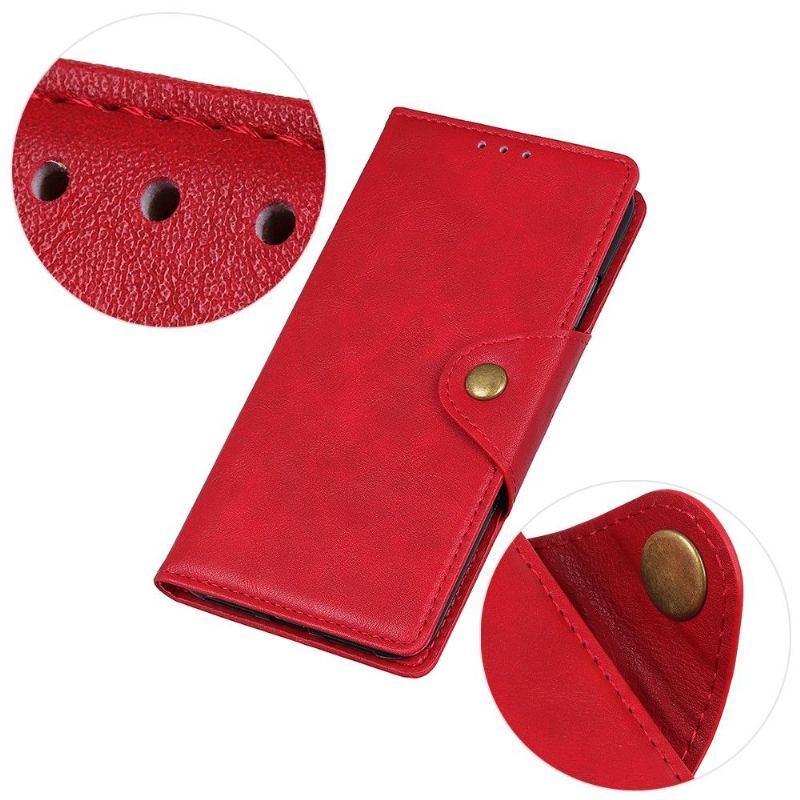 Etui Folio do iPhone 13 Full Protect Matowa Sztuczna Skóra