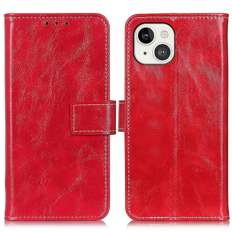 Etui Na Telefon Pokrowce do iPhone 13 Biznes Luksusowe Szwy Z Efektem Skóry