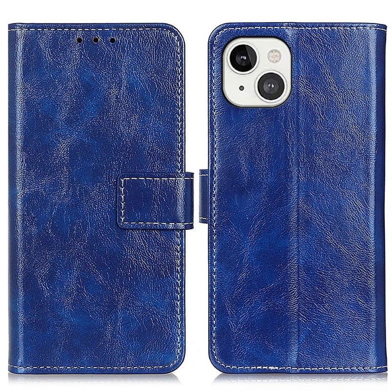 Etui Na Telefon Pokrowce do iPhone 13 Biznes Luksusowe Szwy Z Efektem Skóry