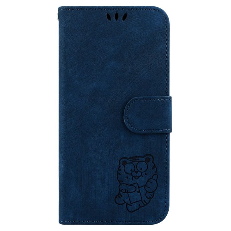 Etui Folio Do Oppo Reno 12f 5g Wzór Tygrysa