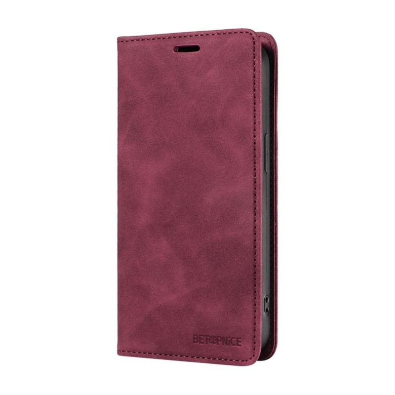 Flip Kotelot Oppo Reno 12f 5g Etui Na Telefon Efekt Zamszu Z Blokadą Rfid Betopnice