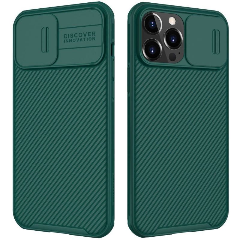 Etui do iPhone 13 Pro Max Anti-fall Camshield Z Tylną Osłoną Obiektywu
