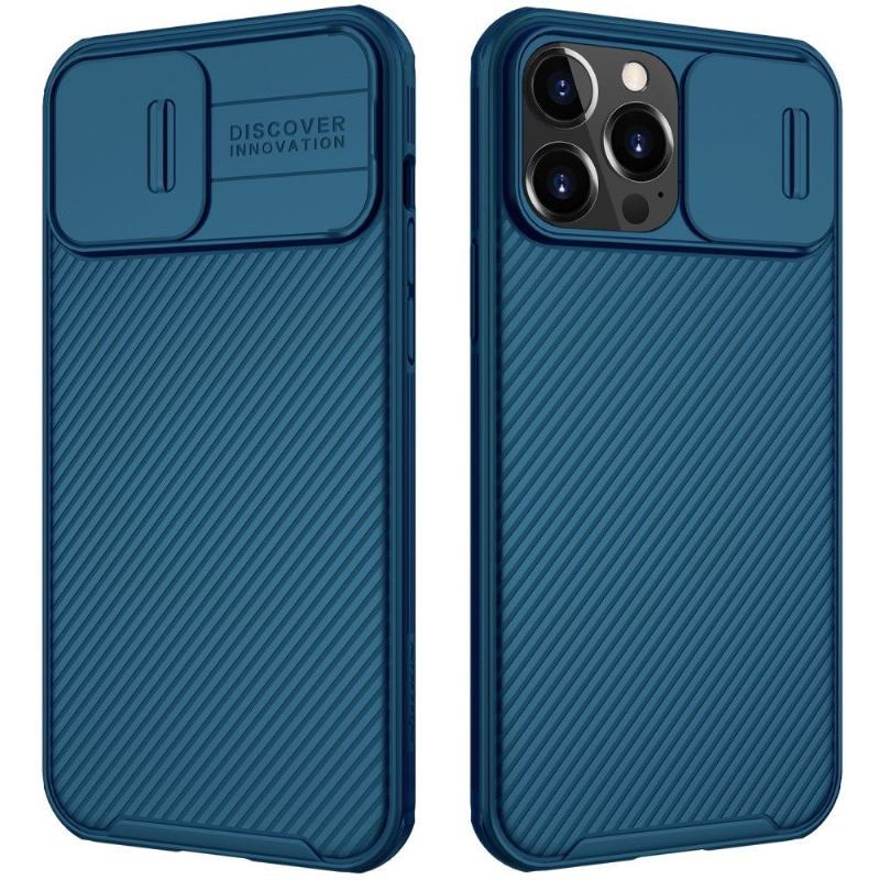 Etui do iPhone 13 Pro Max Anti-fall Camshield Z Tylną Osłoną Obiektywu
