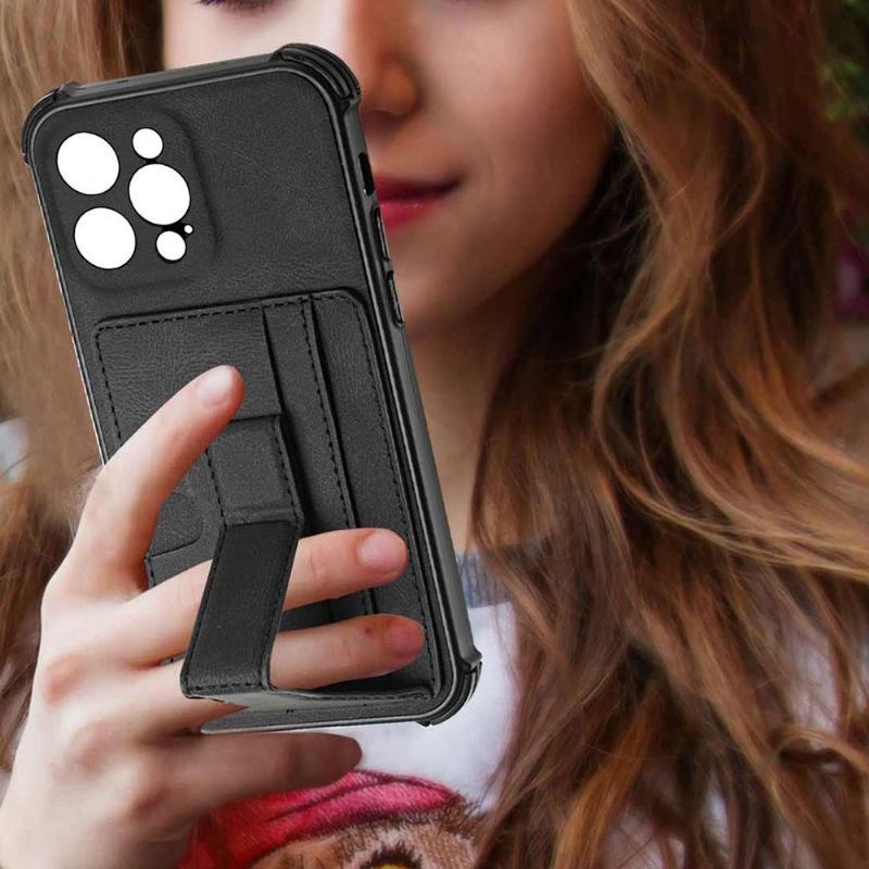 Etui do iPhone 13 Pro Max Biznes Posiadacz Karty Coline