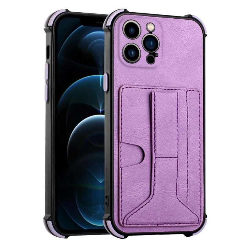 Etui do iPhone 13 Pro Max Biznes Posiadacz Karty Coline