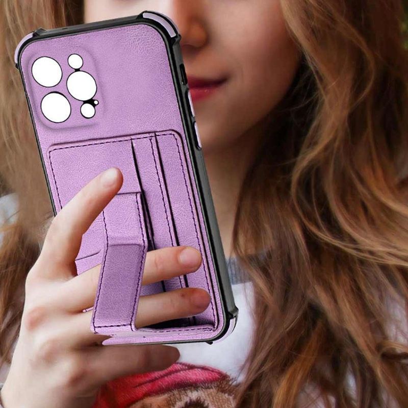 Etui do iPhone 13 Pro Max Biznes Posiadacz Karty Coline