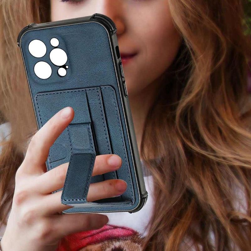 Etui do iPhone 13 Pro Max Biznes Posiadacz Karty Coline