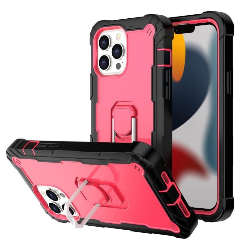 Etui do iPhone 13 Pro Max Dwukolorowa Zbroja Pierścieniowa