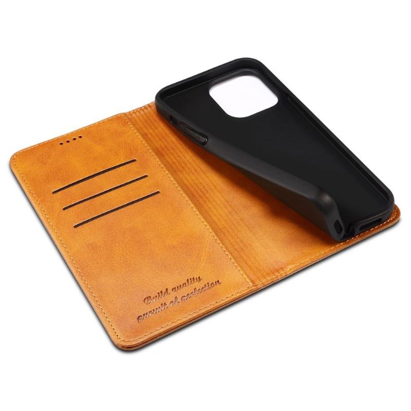 Etui Folio do iPhone 13 Pro Max Skórzany Futerał Flip Style Skóra