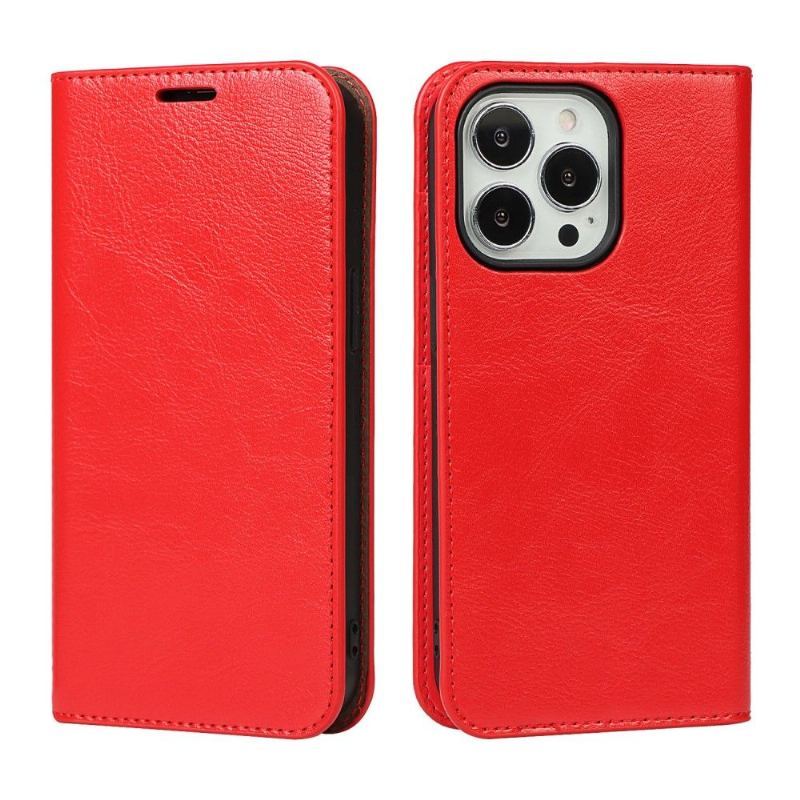Etui Folio do iPhone 13 Pro Max Skórzany Uchwyt Na Karty Stojak Funkcyjny