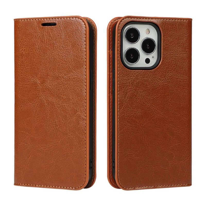 Etui Folio do iPhone 13 Pro Max Skórzany Uchwyt Na Karty Stojak Funkcyjny