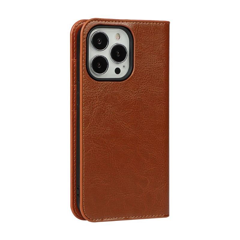 Etui Folio do iPhone 13 Pro Max Skórzany Uchwyt Na Karty Stojak Funkcyjny