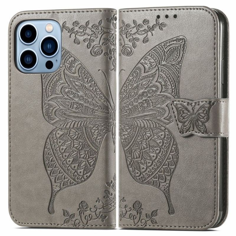 Etui Na Telefon Pokrowce do iPhone 13 Pro Max Biznes Motyl Ulga