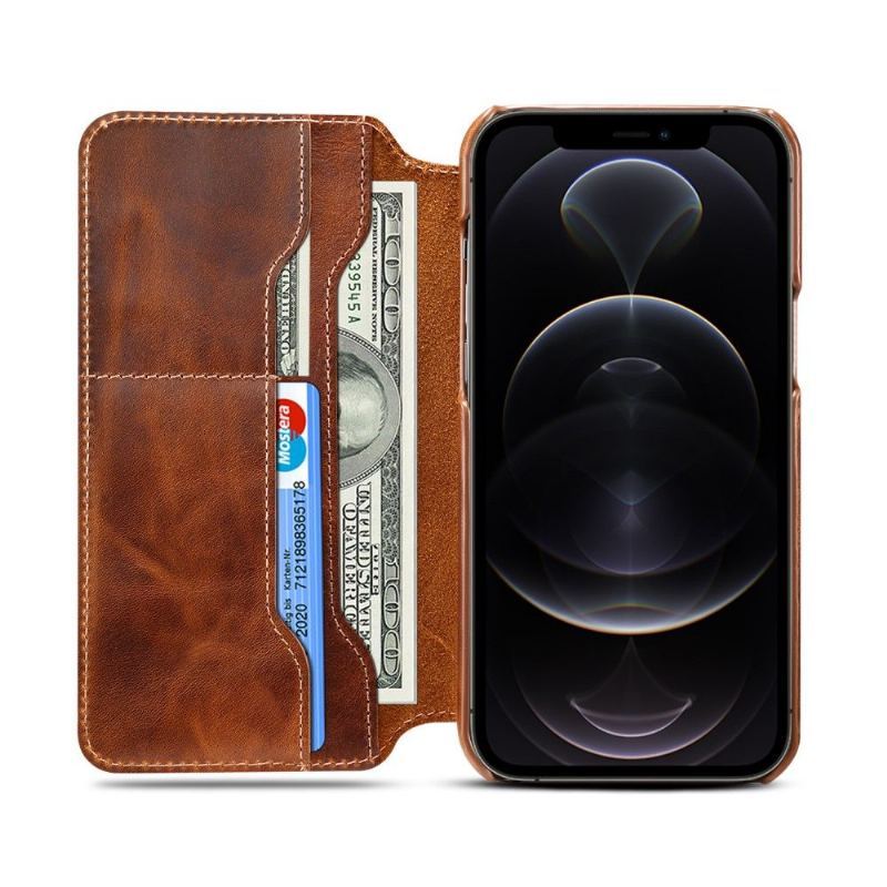 Etui Na Telefon Pokrowce do iPhone 13 Pro Max Biznes Vintage Skórzane