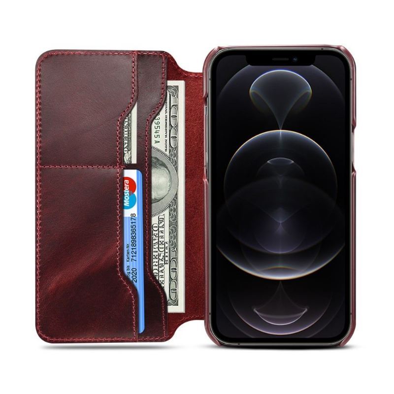 Etui Na Telefon Pokrowce do iPhone 13 Pro Max Biznes Vintage Skórzane