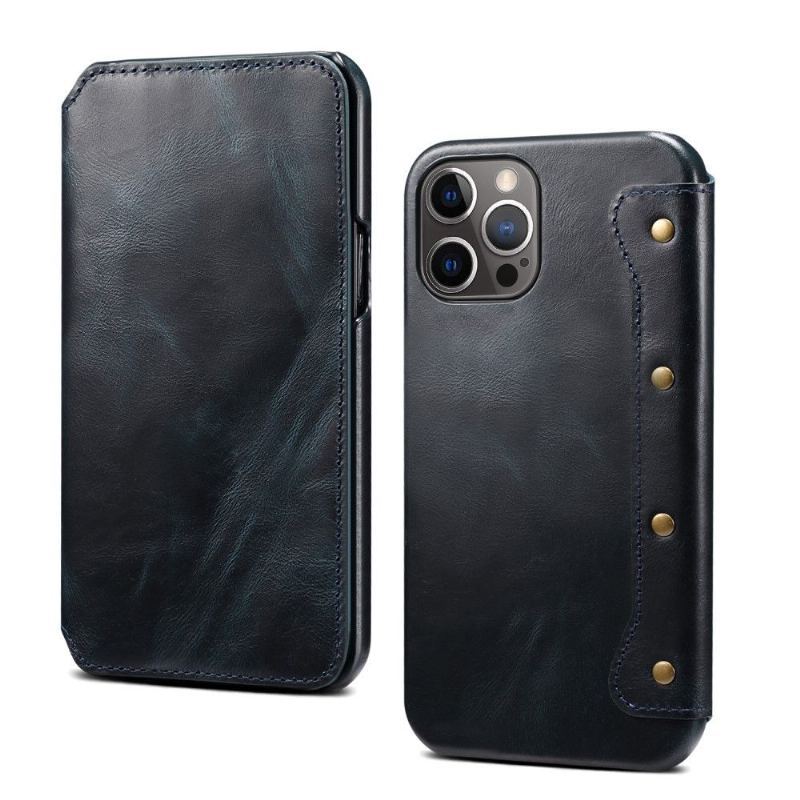 Etui Na Telefon Pokrowce do iPhone 13 Pro Max Biznes Vintage Skórzane