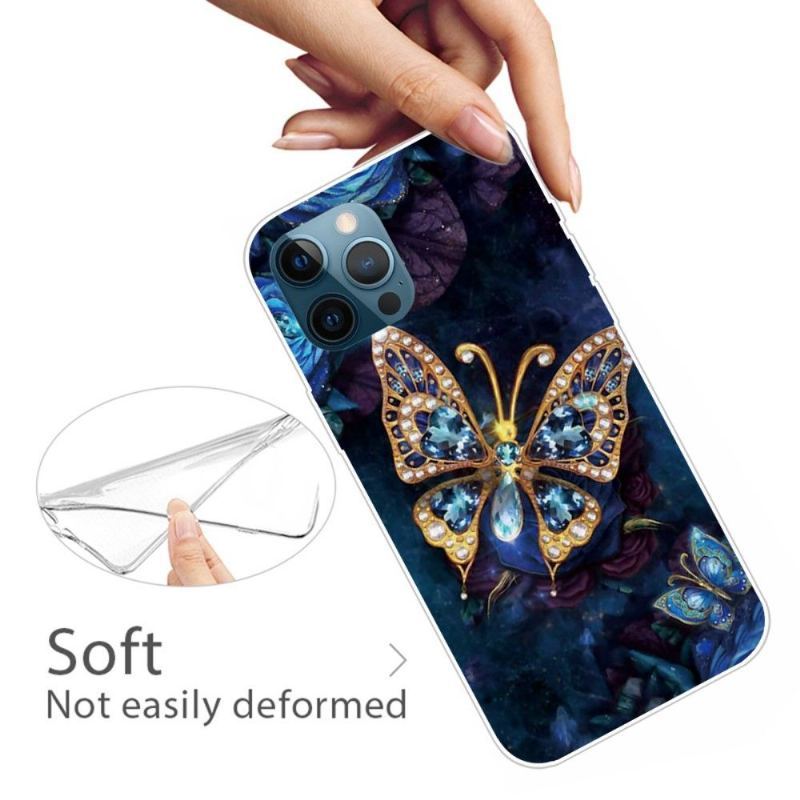 Futerały do iPhone 13 Pro Max Motyl Biżuteria