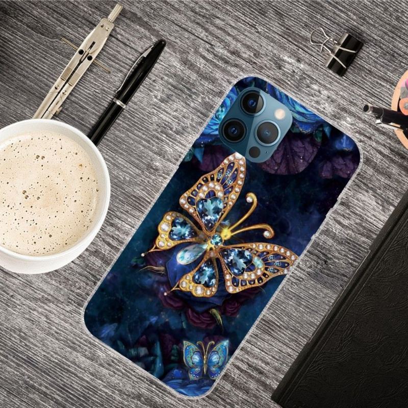 Futerały do iPhone 13 Pro Max Motyl Biżuteria