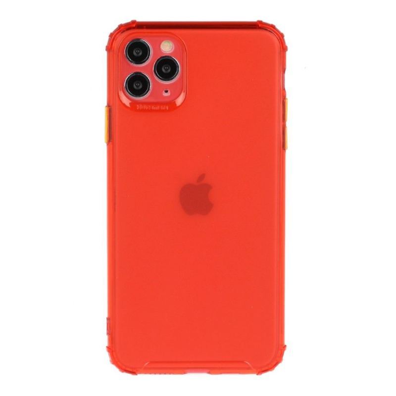 Futerały do iPhone 13 Pro Max Obrzeża Półprzezroczysty Z Kolorowymi Przyciskami