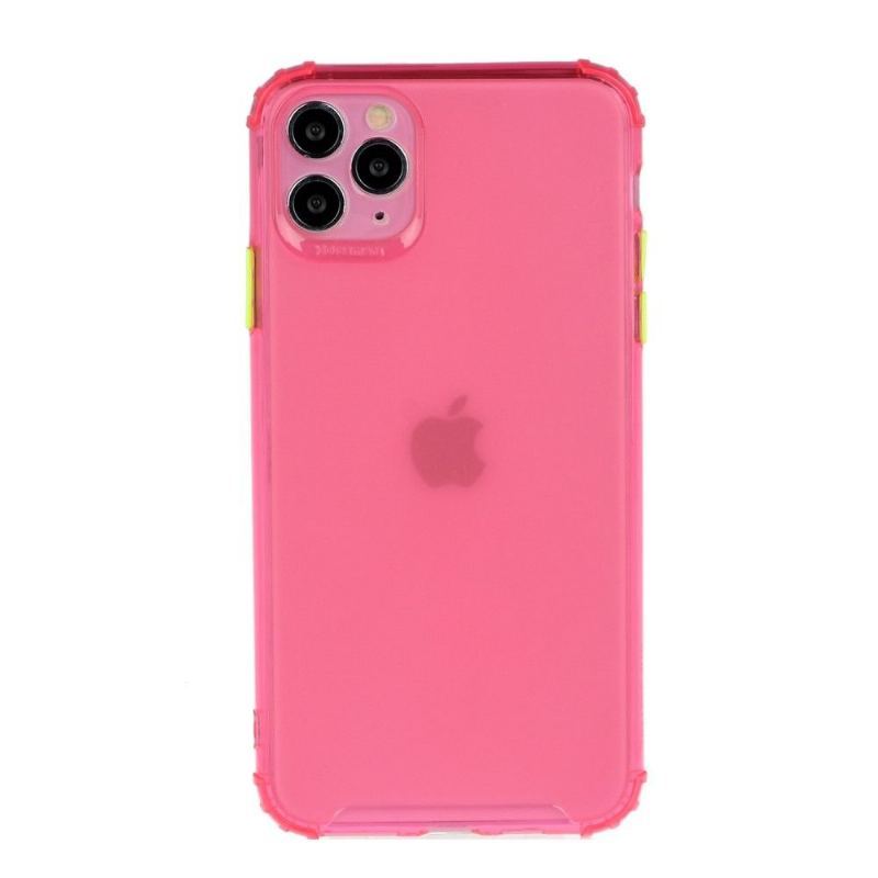 Futerały do iPhone 13 Pro Max Obrzeża Półprzezroczysty Z Kolorowymi Przyciskami