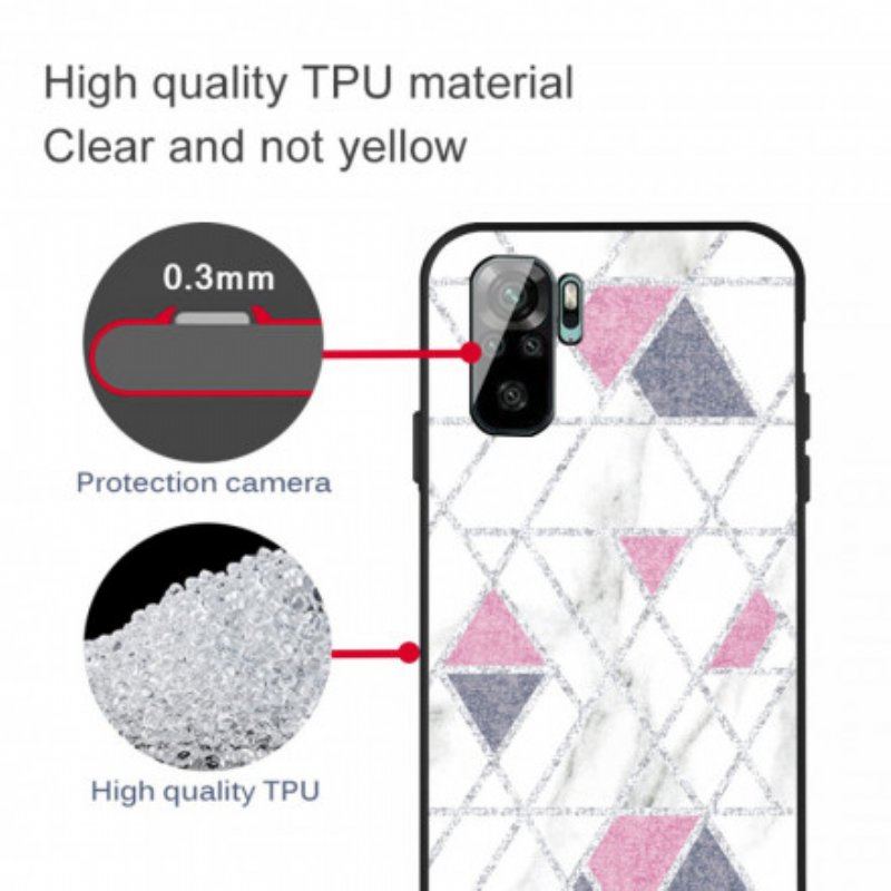 Etui do Xiaomi Redmi Note 10 / 10S Błyszczący Marmur