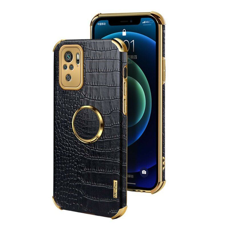 Etui do Xiaomi Redmi Note 10 / 10S Efekt Skóry Krokodyla