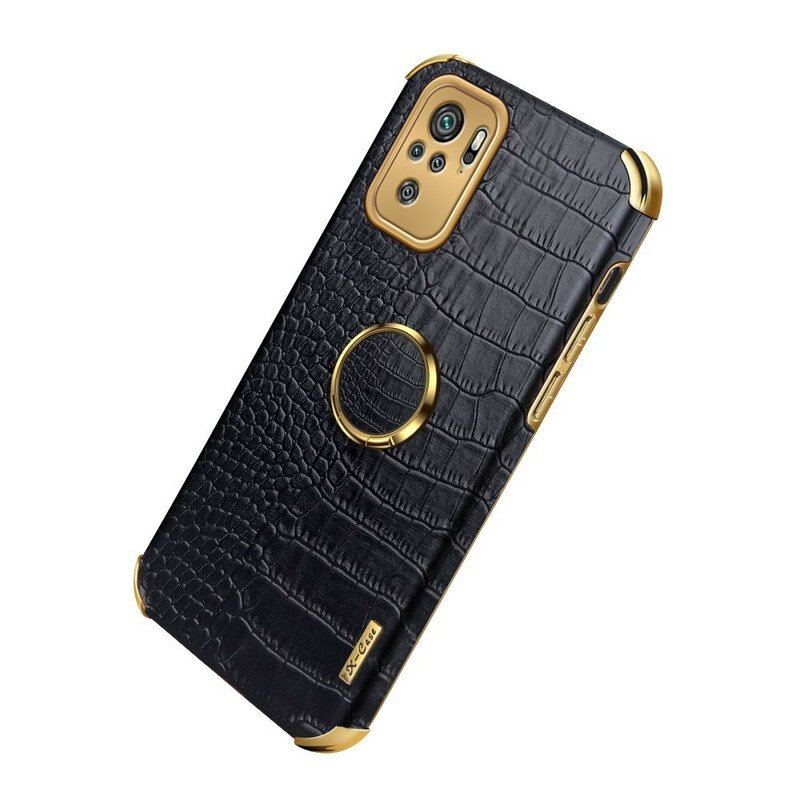 Etui do Xiaomi Redmi Note 10 / 10S Efekt Skóry Krokodyla