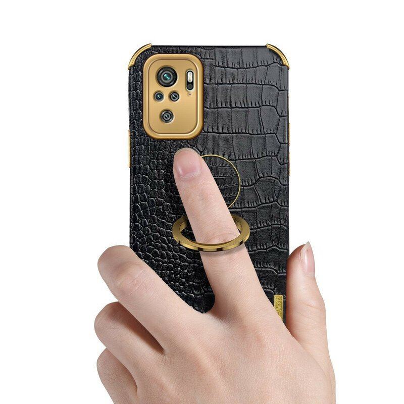 Etui do Xiaomi Redmi Note 10 / 10S Efekt Skóry Krokodyla
