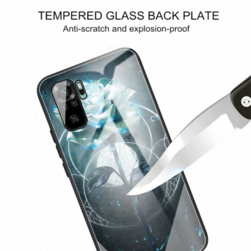 Etui do Xiaomi Redmi Note 10 / 10S Szkło Hartowane W Kolorze Różowo-zielonym