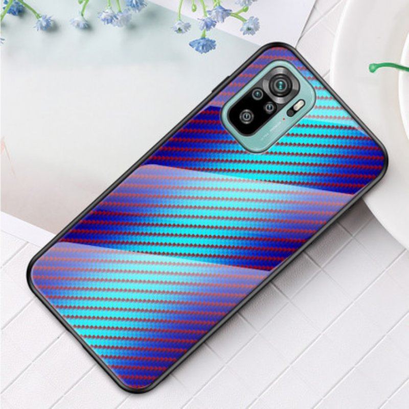 Etui do Xiaomi Redmi Note 10 / 10S Szkło Hartowane Z Włókna Węglowego