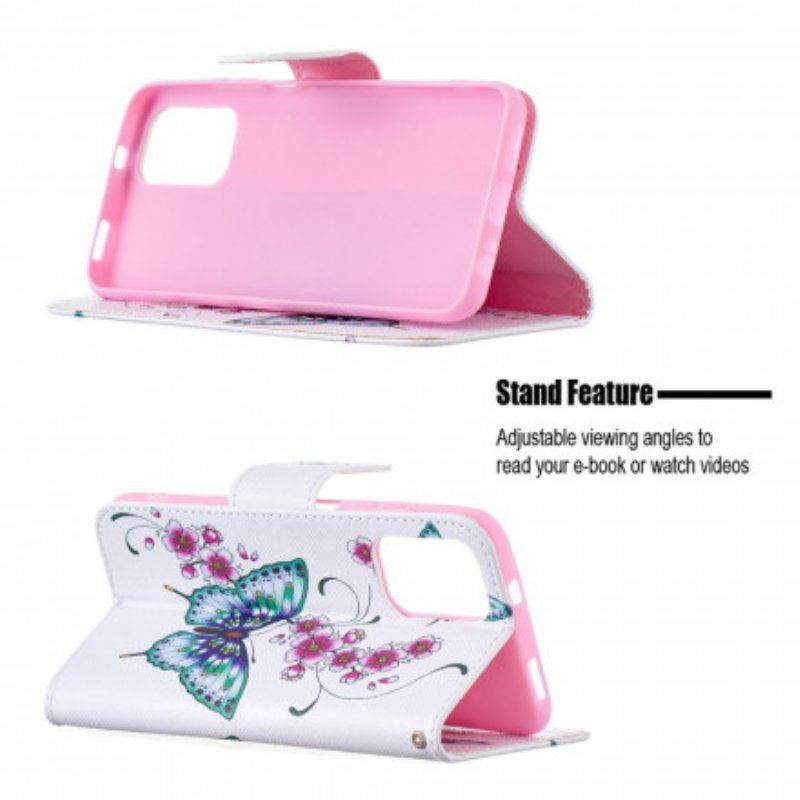 Etui Folio do Xiaomi Redmi Note 10 / 10S Cudowne Motyle
