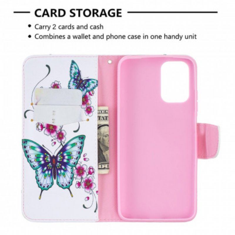 Etui Folio do Xiaomi Redmi Note 10 / 10S Cudowne Motyle