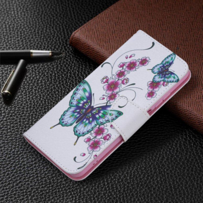 Etui Folio do Xiaomi Redmi Note 10 / 10S Cudowne Motyle