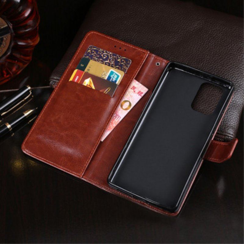 Etui Folio do Xiaomi Redmi Note 10 / 10S Imitacja Skóry Idewei