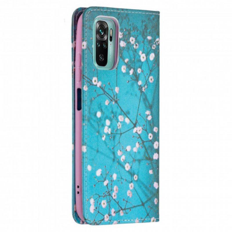 Etui Na Telefon do Xiaomi Redmi Note 10 / 10S Etui Folio Kwitnące Gałęzie