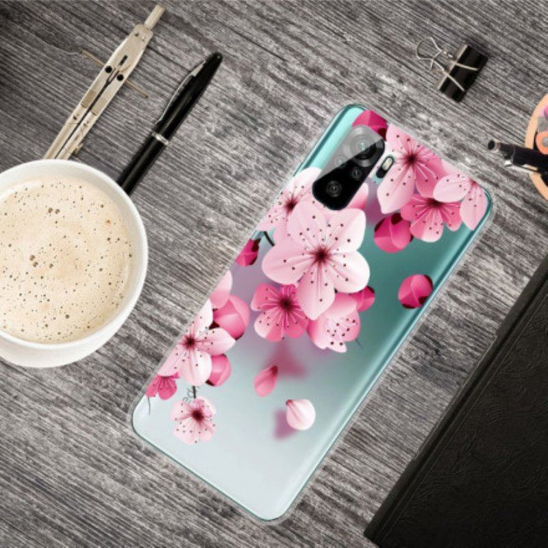 Futerały do Xiaomi Redmi Note 10 / 10S Małe Różowe Kwiaty