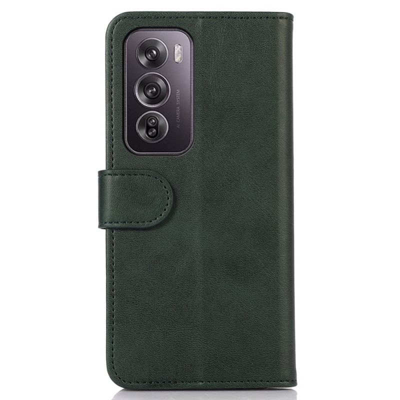 Etui Folio Oppo Reno 12 Pro 5g Efekt Skóry Etui Ochronne
