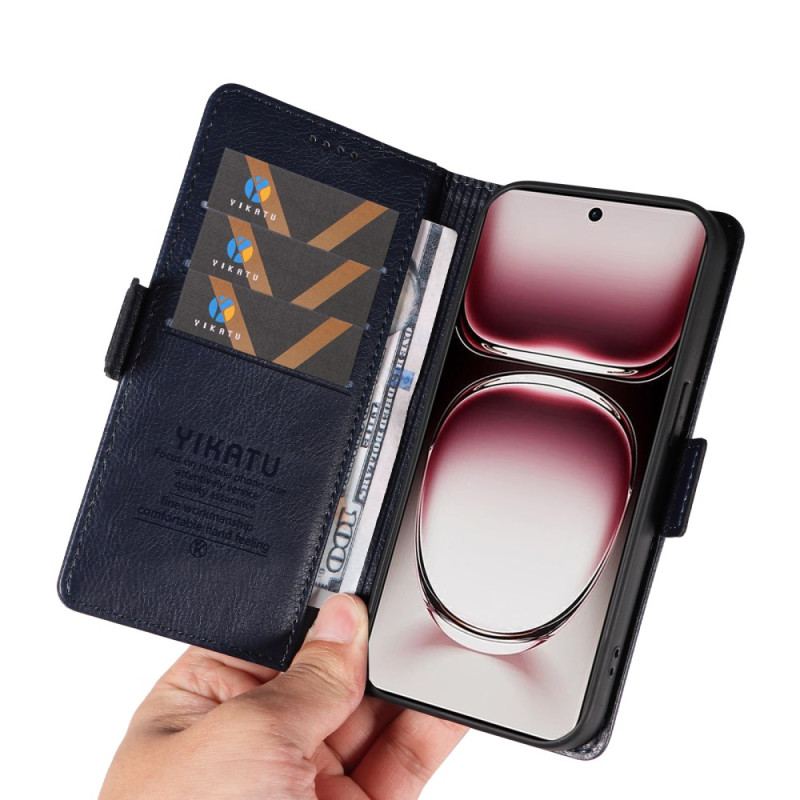Etui Folio Oppo Reno 12 Pro 5g Vintage Yikatu Etui Ochronne