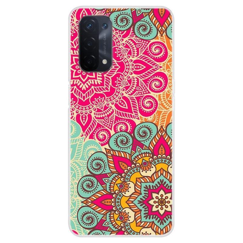 Etui do Oppo A74 5G / A54 5G Anti-fall Retro Mandala