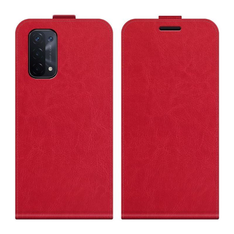 Etui Folio do Oppo A74 5G / A54 5G Classic Skórzany Futerał Ze Sztucznej Skóry W Pionie