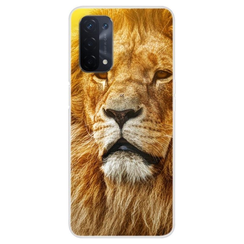 Futerały do Oppo A74 5G / A54 5G Złoty Lew
