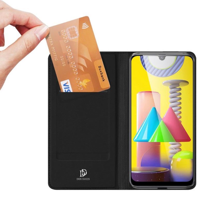 Etui Folio do Samsung Galaxy M31 Satynowa Powłoka