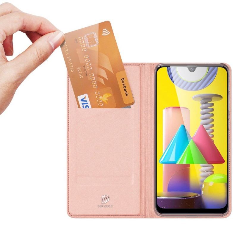 Etui Folio do Samsung Galaxy M31 Satynowa Powłoka