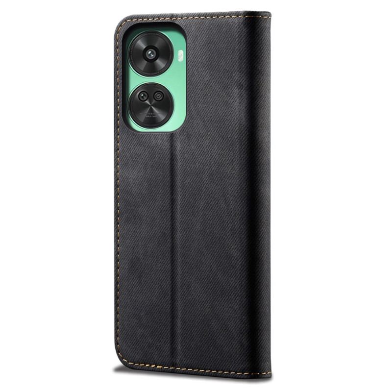 Flip Kotelot Huawei Nova 12 Se Tkanina Dżinsowa