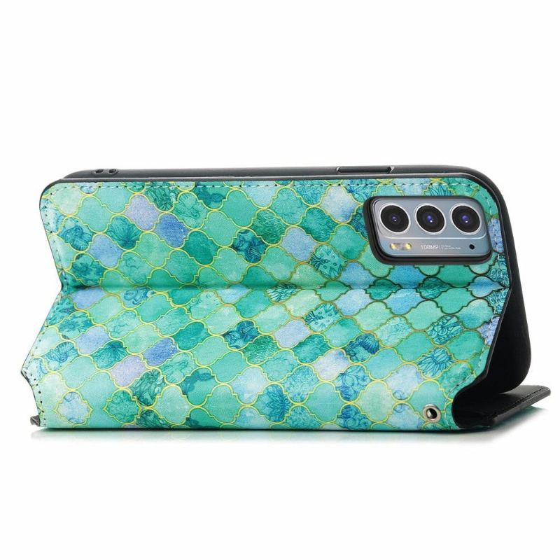 Etui Folio do Motorola Edge 20 Arabeska Wzór