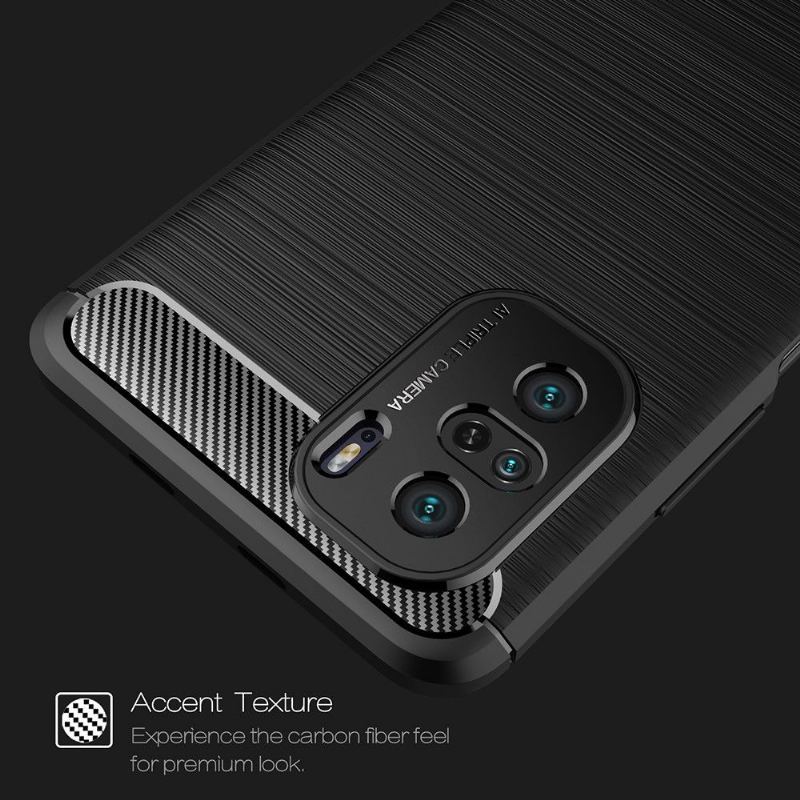 Etui do Xiaomi Mi 11i / Poco F3 Anti-fall Silikonowy Efekt Szczotkowania