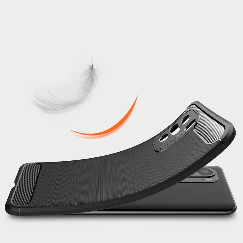 Etui do Xiaomi Mi 11i / Poco F3 Anti-fall Silikonowy Efekt Szczotkowania