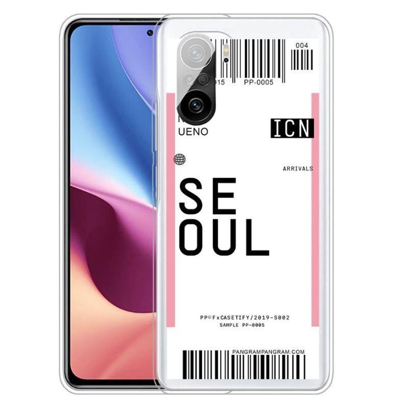 Etui do Xiaomi Mi 11i / Poco F3 Biznes Karta Pokładowa 03 Seul