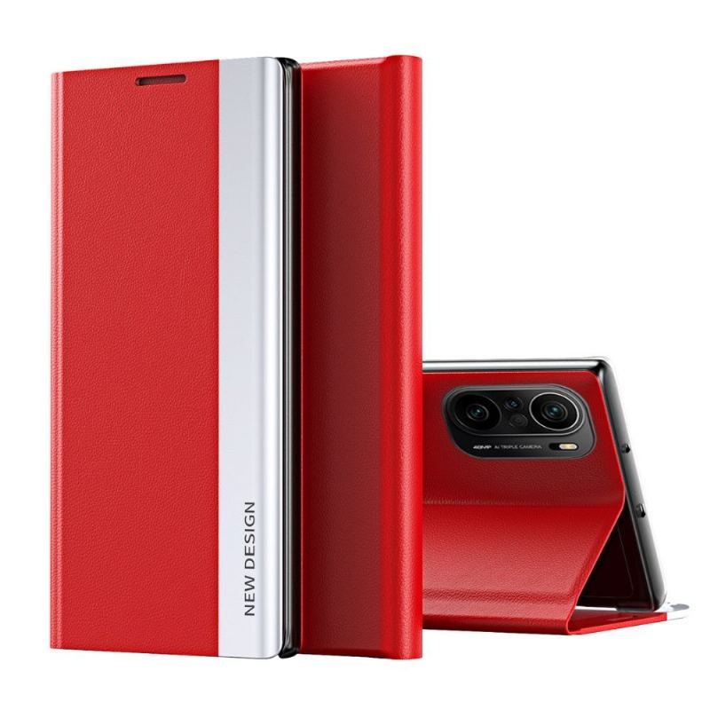 Etui do Xiaomi Mi 11i / Poco F3 Biznesowy Magnes Z Efektem Skóry